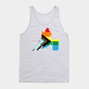 Barrel Rider 1: Queer Pride Flag Tank Top